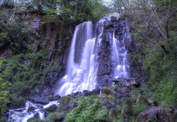 La cascade de Vaucoux (ou d'Anglard)