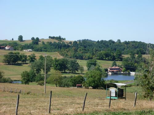 Here are the two ponds – the small one is on the left and the large one on the right