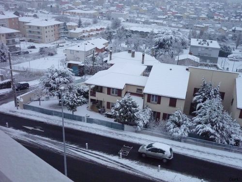 neige lundi 4 janvier