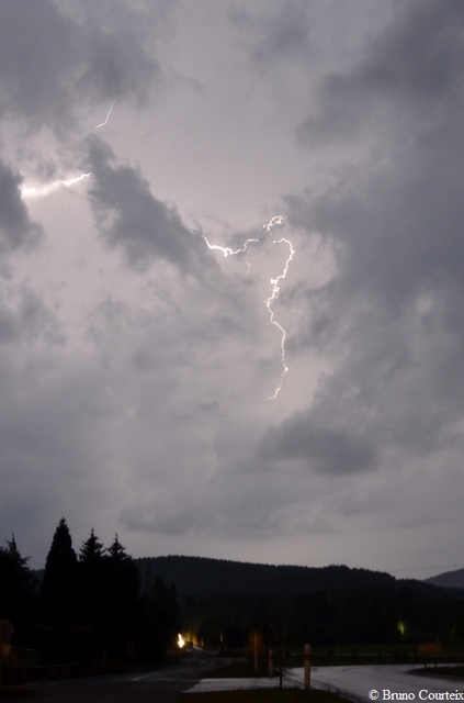 Orage et grêle sur Clermont-Ferrand le 12 juillet