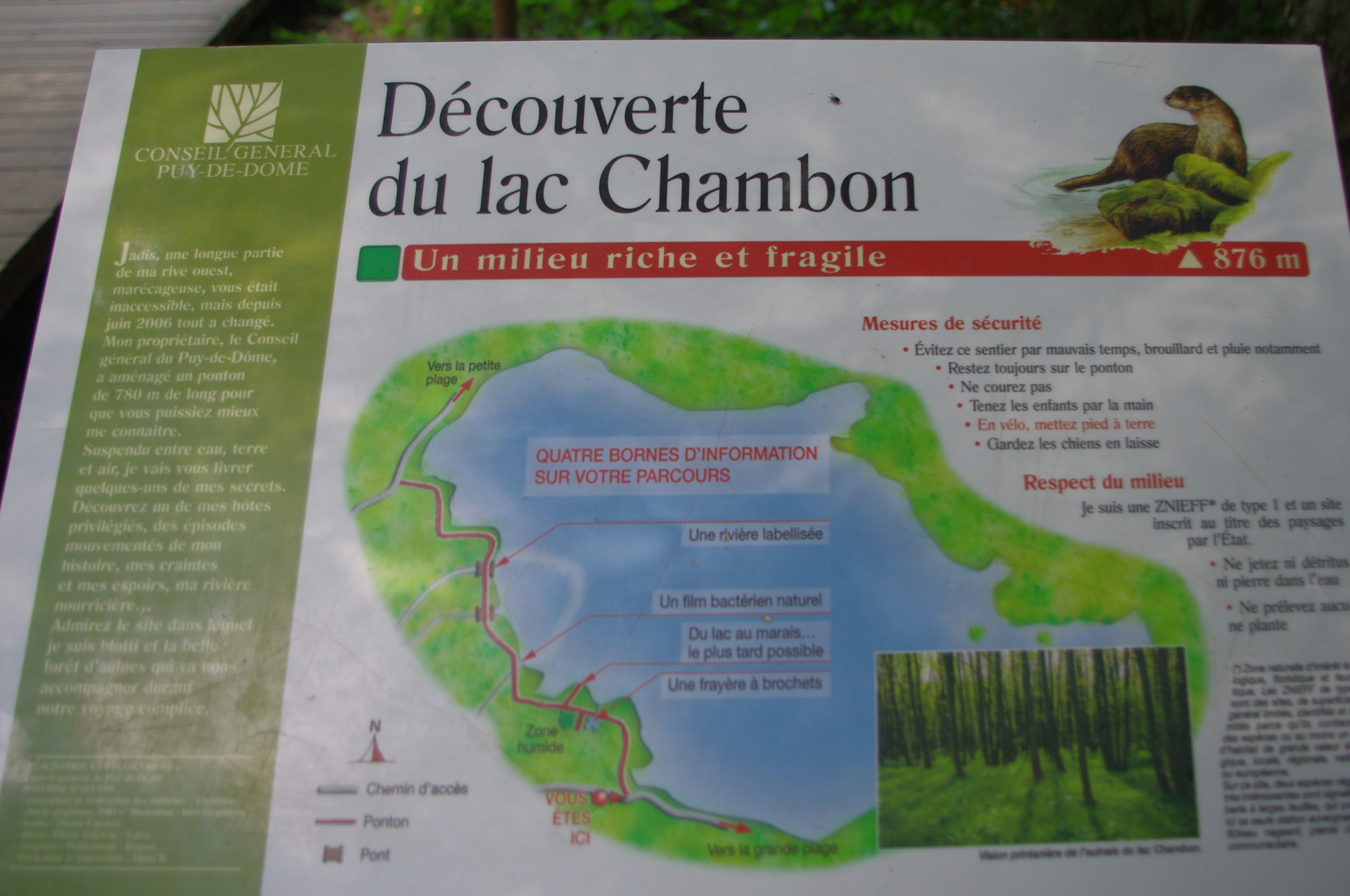 Horizon Sancy au Lac Chambon