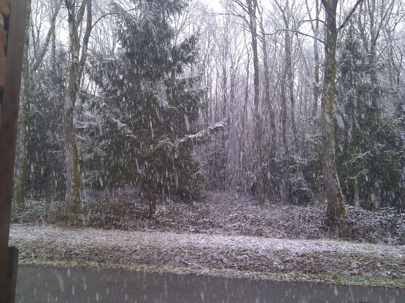 La neige est enfin là!