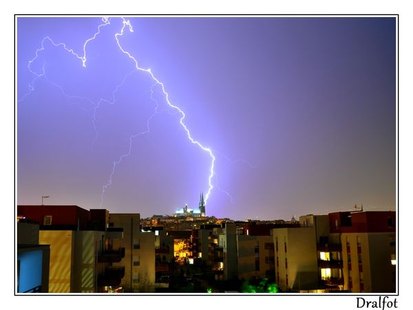 Cliché et vidéo de l'orage clermontois du 25 juillet 2013