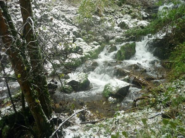 gorges Tiretaine Royat neige