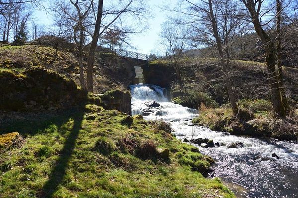 La cascade de Montfermy sur la Sioule