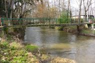 Pont passerelle Morge Varennes sur Morge