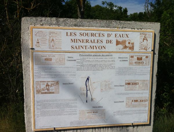 Les sources d'eaux minerales de Saint-Myon