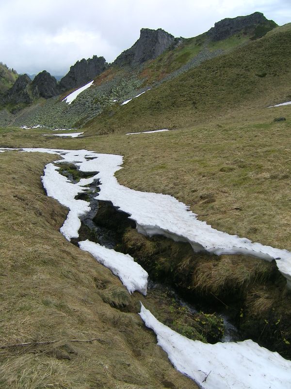 ruisseau Val de Courre crêtes Sancy
