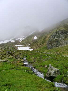 val de courre ruisseau névés