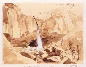 Grande cascade Mont-Dore 1831 BNF (2) 290