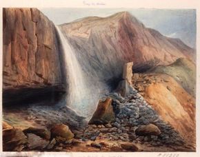 Grande cascade Mont-Dore 1831 BNF (290)