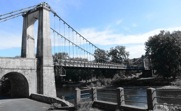 pont suspendu Coudes Allier (3)