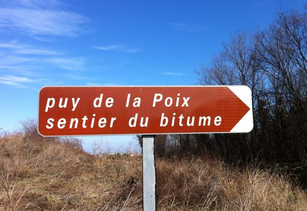 Puy de la Poix sentier du Bitume