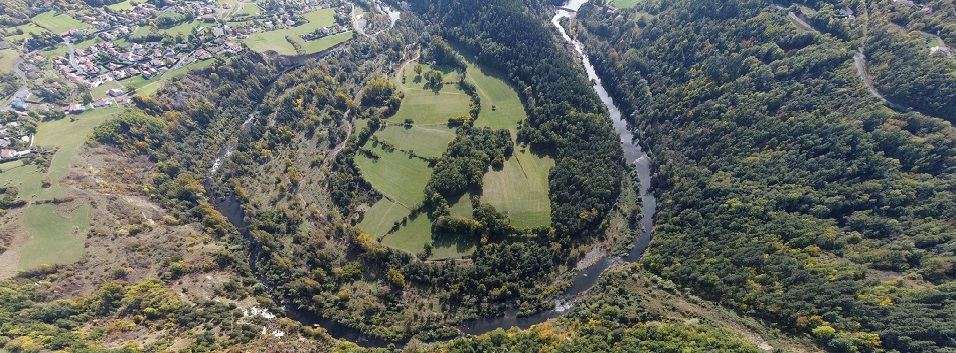 Le méandre des Farges sur la Loire