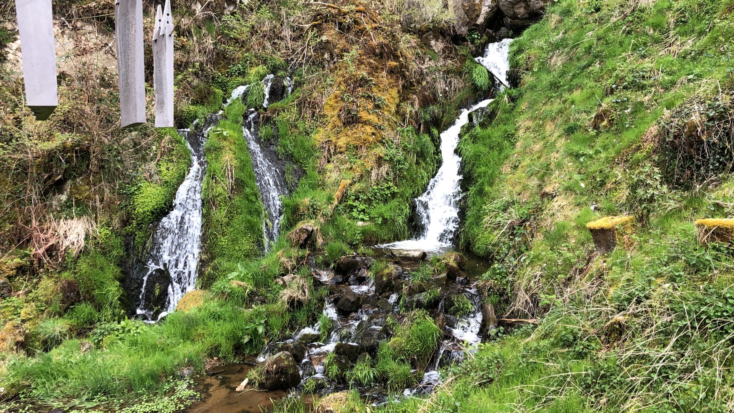 La cascade de Veygoux sur l'Ambène