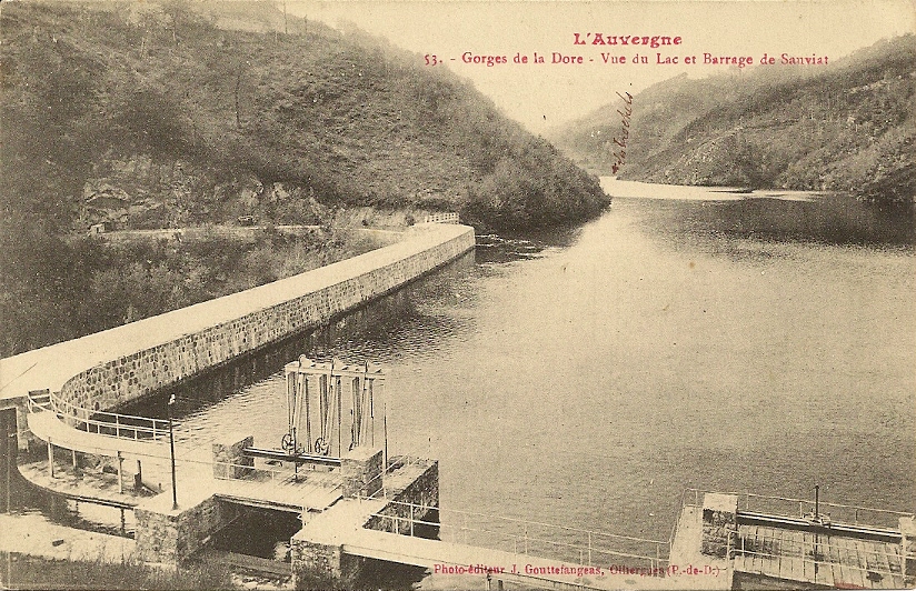 Les barrages en Auvergne