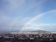 Double arc en ciel au dessus de Clermont-Ferrand